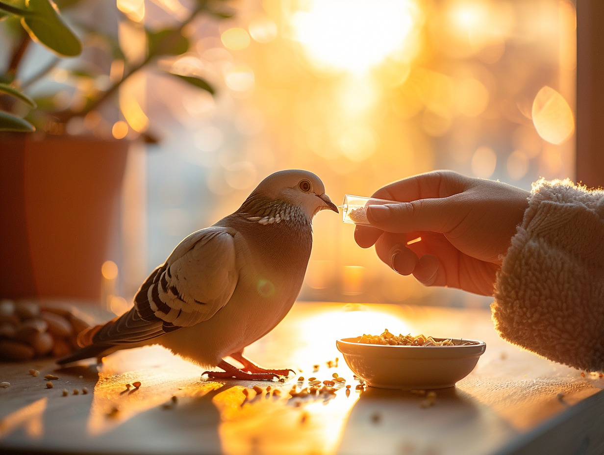 bébé pigeon