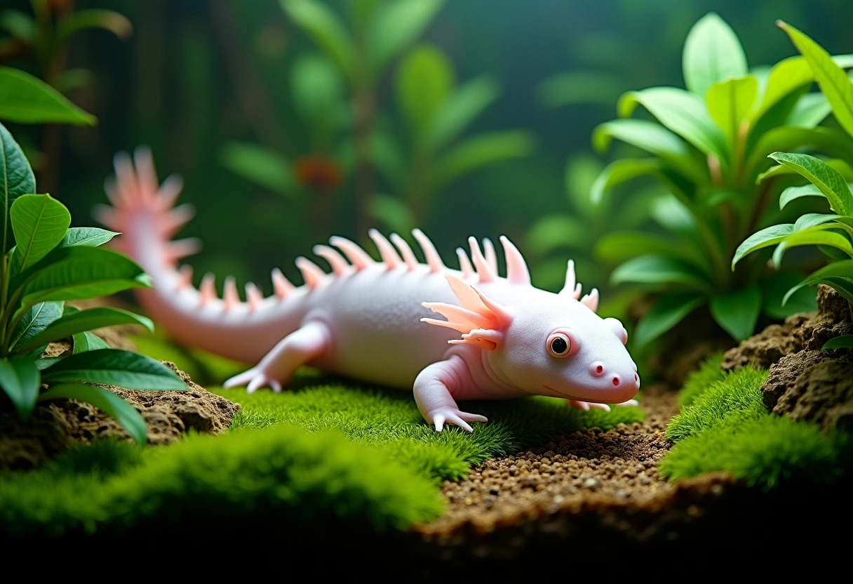 axolotl terrestre