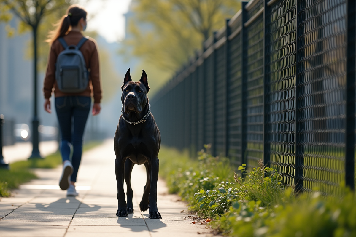 Femme marchant près d