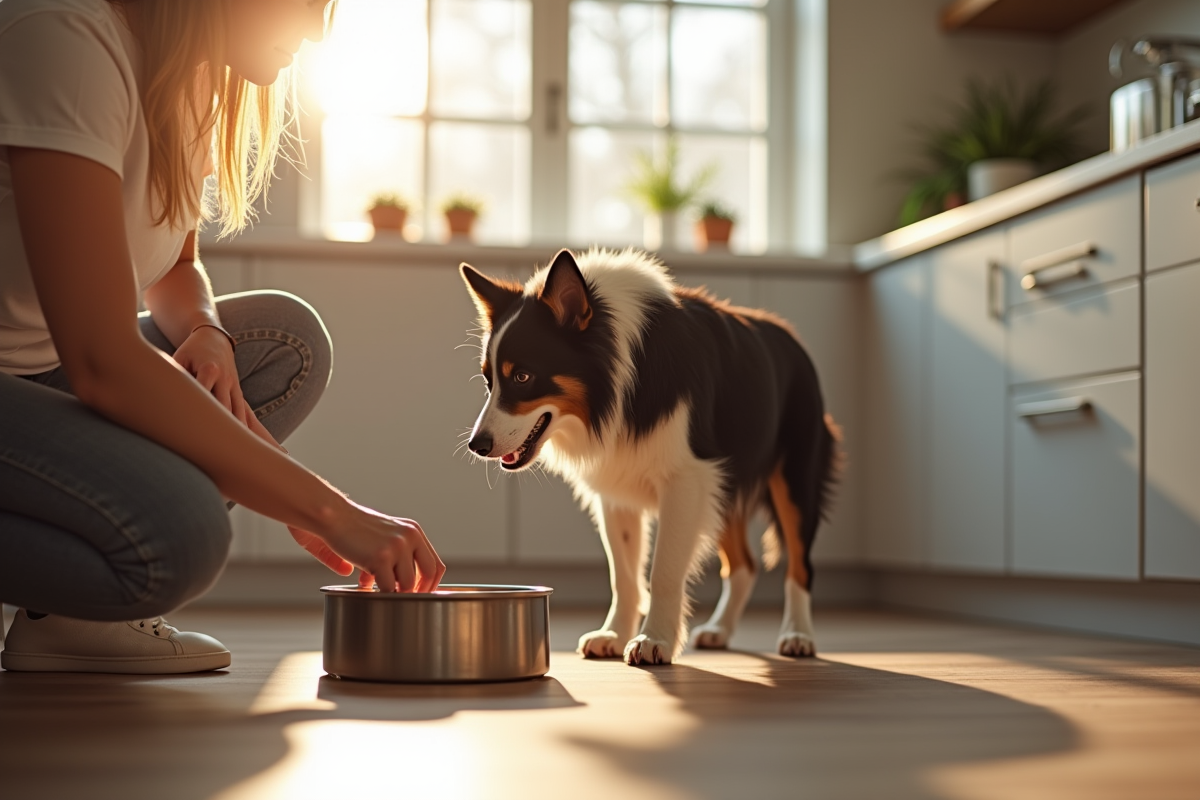 chien eau