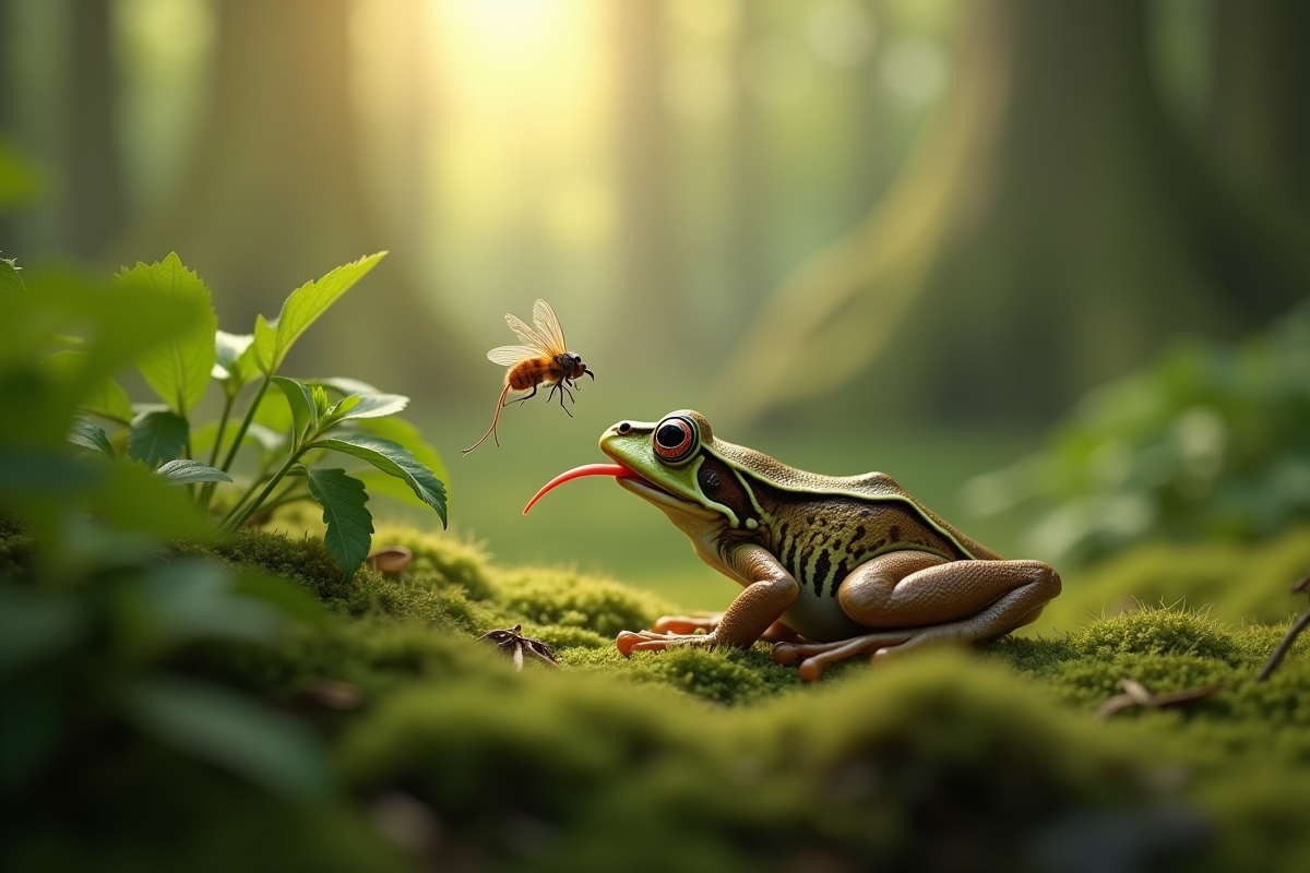 grenouille nourriture