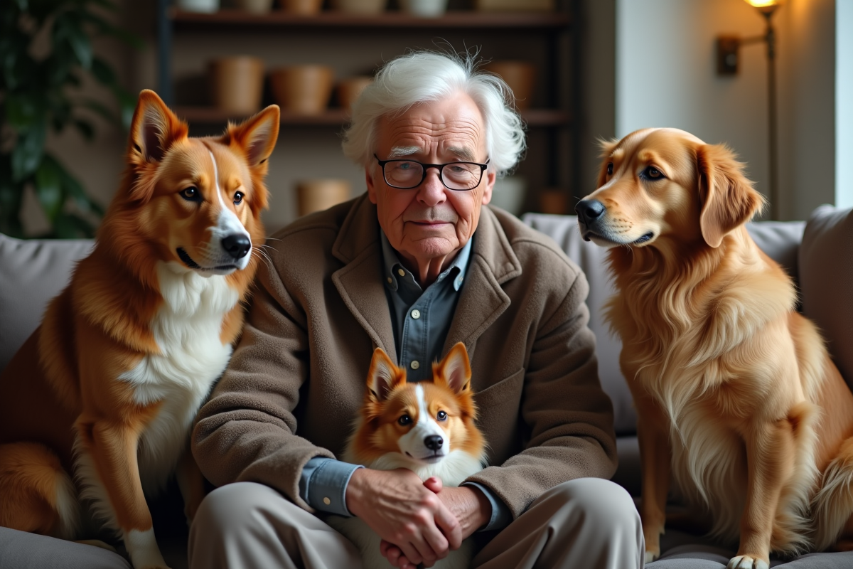 chien humain